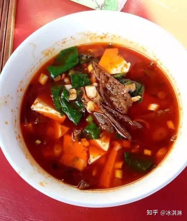 庆城猪血烩豆腐